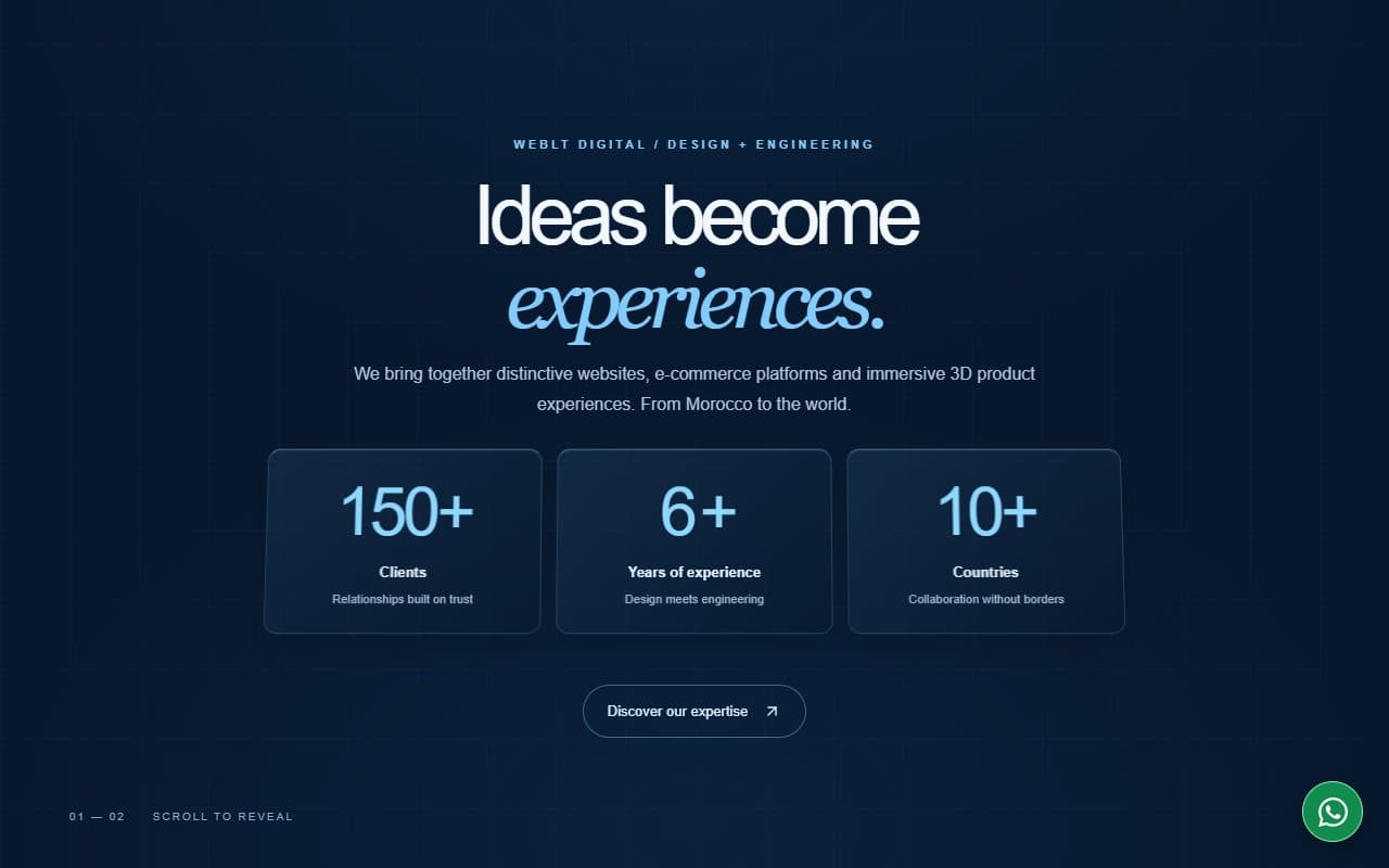 WebLT Digital featured interaction